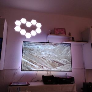 FCH TMXD-103 TV Wandhalterung Neigbar max.VESA 400x400mm für 32-65zoll TV/Monitor mit Wasserwaage, Schwarz Kunden-Foto 3