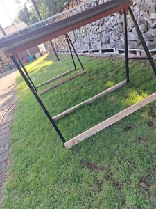 2x Klappbock mit 250 kg Traglast je Paar, aus robustem, stabilem Stahl Kunden-Foto 1