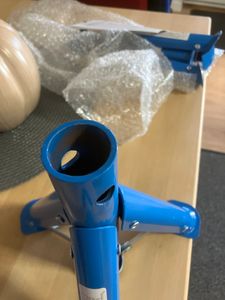 4 x Bituxx Unterstellbock 2T klappbar verstellbar Auto PKW Wagenheber Abstellböcke 2000kg Blau MS-15321 Kunden-Foto 3