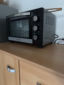 Steinborg Mini rúra 13 litrov | Pizza rúra | 60°-250°C | Časovač | Plech na omrvinky | Mini rúra | Rúra | Malá rúra | 1200 Watt | Fotografia od zákazníka č. 1