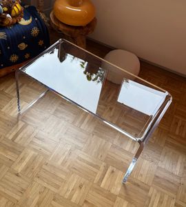 VEVOR Acryl-Beistelltisch φ45 x 48 cm, Bunter Acryl-Beistelltisch Bartisch Leicht zu Reinigen, Acryl-Couchtish für Kaffee, Getränke, Essen, Snacks, Couchtisch für Wohnzimmer, Schlafzimmer usw. Kunden-Foto 1