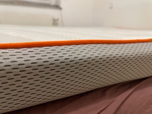 Topper 90x200x7.5cm Matratzentopper Gel-Memory-Schaum 7-Zonen-Kaltschaum H3&H4 Matratzenauflage Für Boxspringbett,Schlafsofa atmungsaktiv Anti-Rutsch Kunden-Foto 7