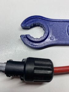 Solarkabel Verlängerungskabel Rot/Schwarz 4 - 6mm² mit montiertem Stecker 2x 20m 6mm² Kunden-Foto 5