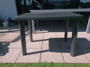 Gartentisch Outdoortisch Terrassentisch Outdoor Anthrazit 100x70x72cm Kunden-Foto 2