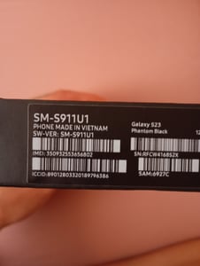 Samsung S911B Galaxy S23 5G 128 GB Enterprise (Phantom Black) Foto del cliente 2