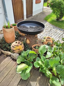 EINFEBEN 82cm miska paleniskowa kosz paleniskowy miska sadzarka miska paleniskowa z uchwytami Zdjęcie produktu od klienta nr 1