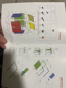 Mülltonnenbox Müllbox Mülltonnenverkleidung 2 Türen Anthrazit mit Holzdekor Box Kunden-Foto 4