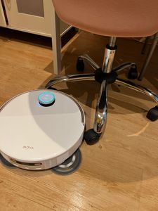 MOVA V50 Ultra Complete Saug- und Wischroboter,Automatische Entleerungsfunktion,24000 Pa,Heißwasserreinigung,DuoSolution, FlexiRise Navigation,Weiß Kunden-Foto 1