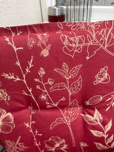 GO-DE Textil, Sesselauflage Mittellehner, Einzelauflage, Farbe: rot, Maße: 108 cm x 50 cm x 6 cm, Rueckenhoehe: 60 cm Kunden-Foto 4