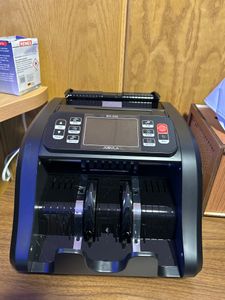 Jubula MV-300 Geldzählmaschine für gemischte Geldscheine & Falschgelddetektor | Sicher | Exakt | EUR USD GBP | Banknotenzähler | Geldzähler | Banknotenzählmaschine | Geldscheinzähler Kunden-Foto 1