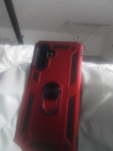 Outdoor Schutz Hülle für Samsung Galaxy A06 Armor Case Cover Handyhülle Bumper Panzerhülle Blau Kunden-Foto 1