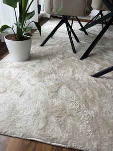 TT Home Wohnzimmer Teppich Kurzflor Anti-Rutsch Rückseite Unifarben Modern Waschbar Größe 240x340 cm Kunden-Foto 9