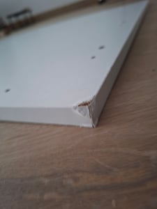 vidaXL Esstisch Betongrau 140x74,5x76 cm Holzwerkstoff Kunden-Foto 2
