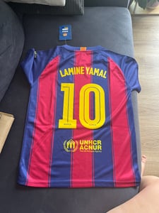 FC Barcelona Fußball Trikot Set Lamine Yamal Heim - 2025-2026 - Kind - 116 Kunden-Foto 1