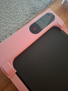 Laufband mit 7 % Steigung – 3-in-1-Laufbänder bis 130 kg – 1–8 km/h einstellbar – Lauffläche 38,5 x 90 cm – Schwarz Kunden-Foto 10
