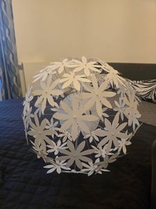 Globo Lighting Hängeleuchte Kunststoff weiß matt, 1x E27 Kunden-Foto 1