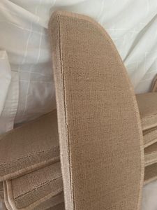 Stufenmatten 15-er Set Treppenmatten 65 x 24 cm rechteckig Treppenteppich Treppenschoner Stufenteppich selbstklebend Dunkelgrau Kunden-Foto 4