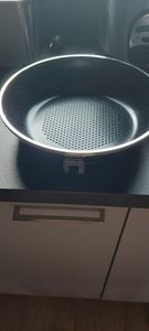 Set de casseroles 12 pièces Aluminium Céramique Batterie de cuisine Set de casseroles Casseroles Couvercle en verre Diamètre Noir Retoo Photo du client 2