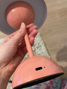 Kabellos Nachttischlampen,LED Tischlampe,Touch Dimmbare kuppelförmige Tischleuchte,3 Lichtfarben Pilzlampe,Schreibtischlampe,Dekotischlampe,Weiß Kunden-Foto 4