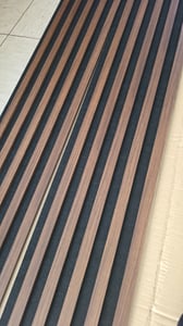 MEBANO. Pannello Acustico da Parete MDF su Feltro 240x53 cm Rovere Naturale Grandson con Lamelle Effetto Legno Foto del cliente 1