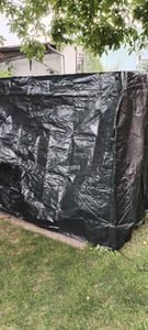 Abdeckung für eine Gartenschaukel 215x153x145cm PE Kunden-Foto 3