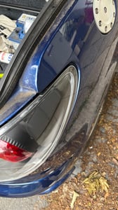 Klarglas Rückleuchten Schwarz für Peugeot 206 CC Coupe Cabrio 00-08 Kunden-Foto 1