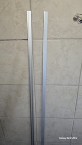 Schulte Komplettdusche 120x90 cm Ibiza mit Schiebetür & 5 mm ESG Sicherheitsglas, Rückwand Light-Grün, Profilfarbe Alu-Natur Kunden-Foto 4