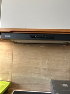 CIARRA Flachschirmhaube 60cm 606 m³/h, Ausziehbare Einbau-Dunstabzugshaube, Umluft & Abluft VM6909AB Kunden-Foto 1