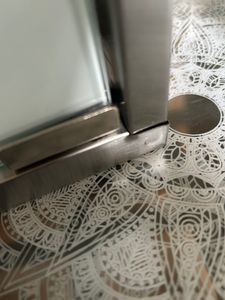 Medizinschrank xxl inkl. 2 Schlüssel Medikamentenschrank 48,5 x 25 x 12cm Edelstahl Hausapotheke Apothekerschrank Kunden-Foto 1