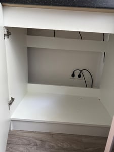 Kuchyňská skříňka Kuchyňská spodní skříňka Nástěnná skříňka Kuchyňská skříňka Chladnička , Barva:bílá, Kuchyňské skříňky:Spodní skříňka 30cm Fotografie od zákazníka č. 1