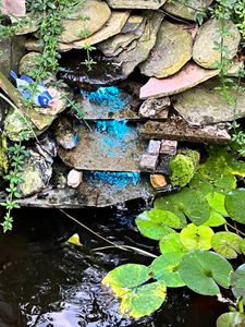 Teichbeleuchtung 3er Set LED Springbrunnenbeleuchtung Gartenstrahler Wasserdicht Unterwasserstrahler Kunden-Foto 1