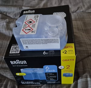 Braun CCR5 + 1, Modrá, Plast, geschikt voor alle Braun Clean&Charge reinigingsstations, Írsko, 1,19 kg, 135 mm Fotografia od zákazníka č. 1