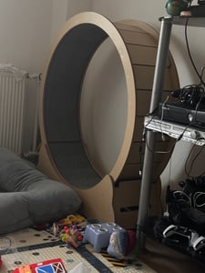 SucceBuy Laufrad für Katzen, großes Laufband für Katzen im Innenbereich, 29,5 Zoll, mit abnehmbarem Teppich und Katzenangel zum Laufen/Gehen/Trainieren, passend für die meisten Katzen Kunden-Foto 3