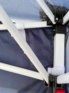 FCH Składana altana ogrodowa 3x3 m z 4 ściankami bocznymi, altana z 4 workami z piaskiem, altana typu pop-up, namiot imprezowy, kolor khaki Zdjęcie produktu od klienta nr 41