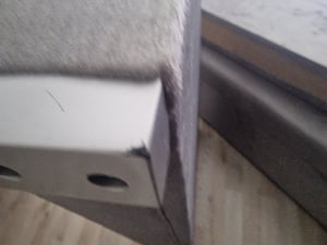 Ecksofa Gustaw mit Schlaffunktion und Kissen, 2 Bettkästen, Monolith 85 Grau Kunden-Foto 4