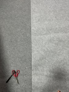 Teppichboden 200 x 1000 cm Grau Bodenbelag Auslegware Meterware Nadelvlies Nadelfilz Rips Kunden-Foto 4