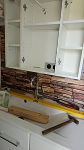 3D-Wandpaneele PVC | Schiefer Optik | Fulvous - 15 Platten - 7,5 m² | Für Wohnzimmer, Küche & Bad | Einfache DIY-Montage Kunden-Foto 2