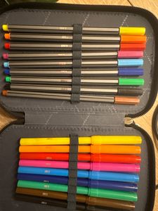 Etui Federmappe Mäppchen Kinder Jungen Camouflage ST.RIGHT Federtasche 3-Fächer Kunden-Foto 4