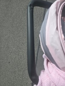 2 in 1 Kinderwagen Reisebuggy Baby Buggy klein zusammenklappbar mit Getränkehalter und Liegefunktion blau Kunden-Foto 2