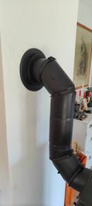 Komínová redukcia 160/120 mm (dĺžka 80 mm) čierna Fotografia od zákazníka č. 1