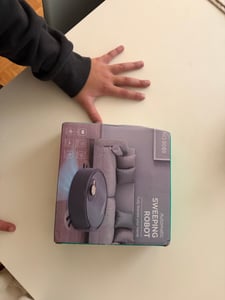 Slimme stofzuigrobot in zwart, met 3-in-1 functie, sterke zuigkracht, zwenkbare wielen, mini-dweilfunctie, ideaal voor harde vloeren Klantenfoto 2