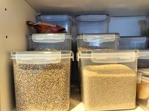 Deuline Vorratsdosen Frischhaltedose 16er-Set mit Deckel Luftdicht BPA frei Aufbewahrungsbox Vorratsbehälter Plastik mit Deckel Vorratsdose Aufbewahrung 2.8L 2.0L 1.4L 0.8L Kunden-Foto 6