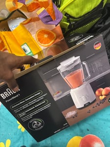 Braun Household PowerBlend 1 JB1050WH Miscelatore a colonna 1,5 l Brocca in vetro Frullatori Foto del cliente 1