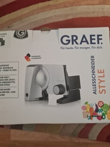 Graef S 10002, Elektrický, 2 cm, Čierna, Hliník, 17 cm, 170 W Fotografia od zákazníka č. 2