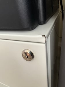 SONGMICS Rollcontainer, Rollcontainer Aktenschrank Büroutensilien, schwarz Kunden-Foto 1