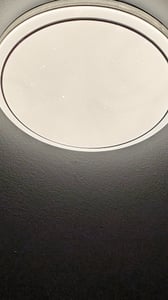 ZMH Deckenlampe LED Deckenleuchte Schlafzimmer - Ø27cm Schlafzimmerlampe Sternenhimmel 12W Flurlampe Warmweiß Modern Küchenlampe Rund Wohnzimmer Deckenbeleuchtung für Flur Küche Kinderzimmer Kunden-Foto 2