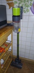 SmartAI P40 kabelloser Staubsauger herausnehmbarer Ersatzakku, 7 * 2500 mAh Akkukapazität, bis zu 45-50 Minuten Betriebszeit Kunden-Foto 4
