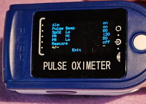 Pulsoximeter für den Finger zur Pulsmessung und Sauerstoffsättigung FÜR DEN FINGER Kunden-Foto 7