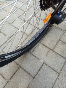 26 Zoll Fahrrad 21-Gang Shimano Schaltung mit Beleuchtung nach STVO Türkis Doppelrahmen Kunden-Foto 19