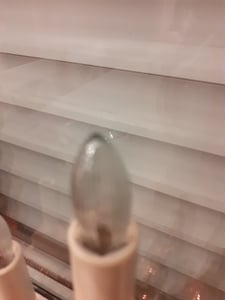 7 Stück Riffelkerzen 34V 3W E10 Ersatzlämpchen für 7er Schwibbogen Lichterkette Pyramide Weihnachtsbeleuchtung Kunden-Foto 1